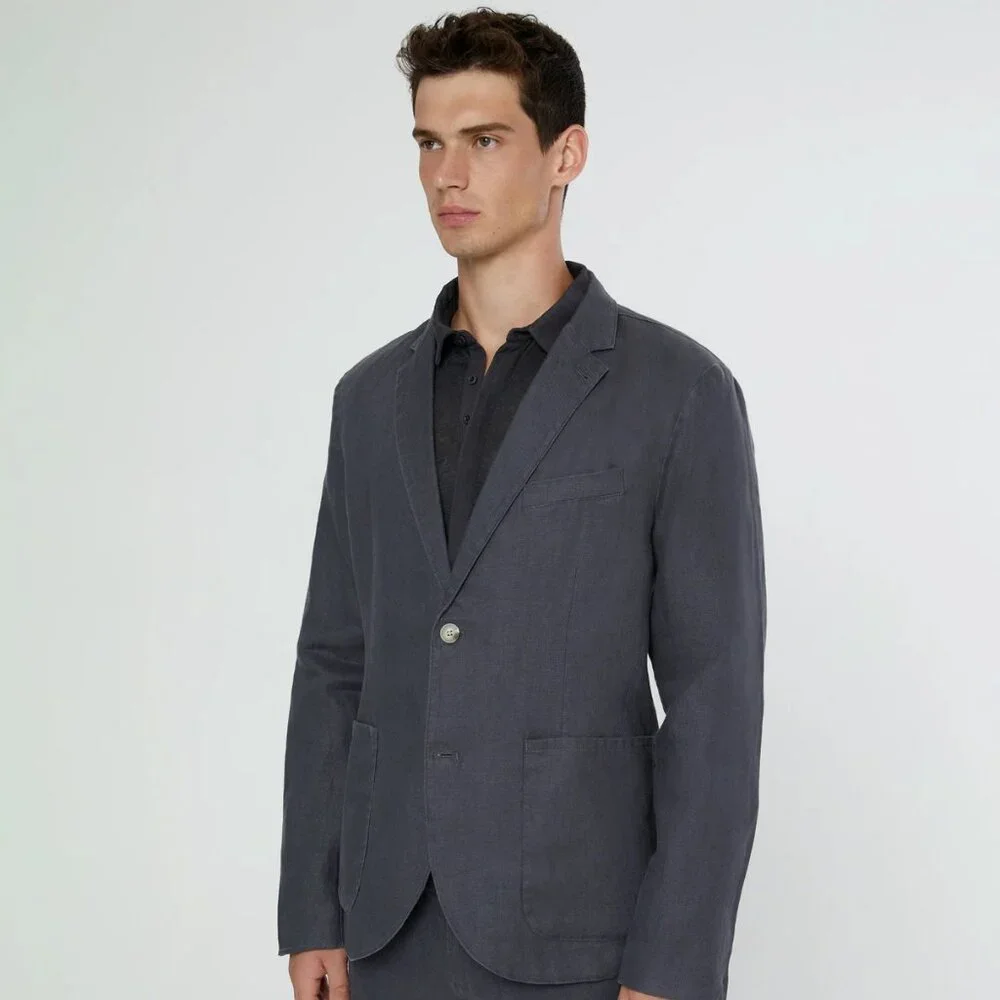 NWT Onia Men's Hugo Blazer Jacket in  Deep Sage Size Medium - Picture 6 of 6